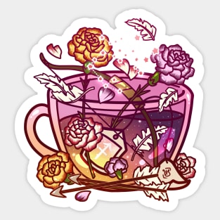 Sagittarius Zodiac Teacup Sticker